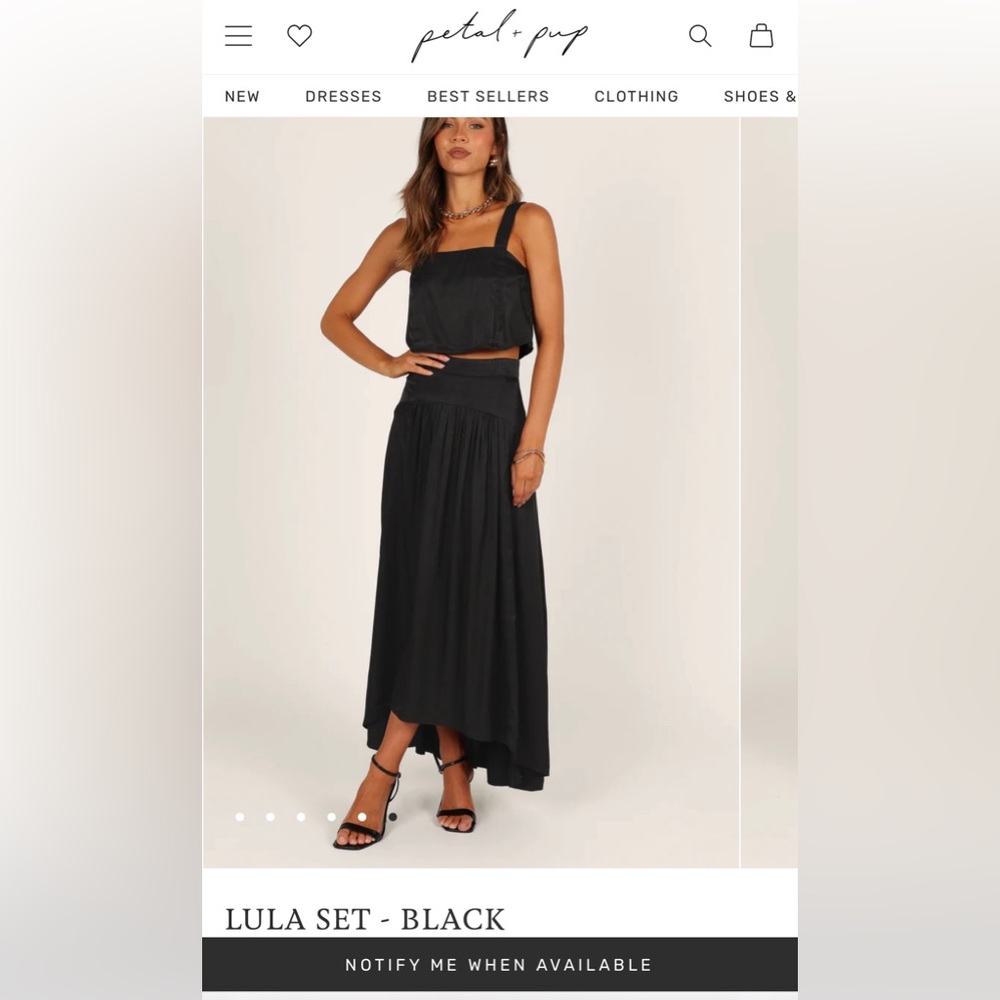 ISO - Black Petal & Pup Lula set - size 2 or 4